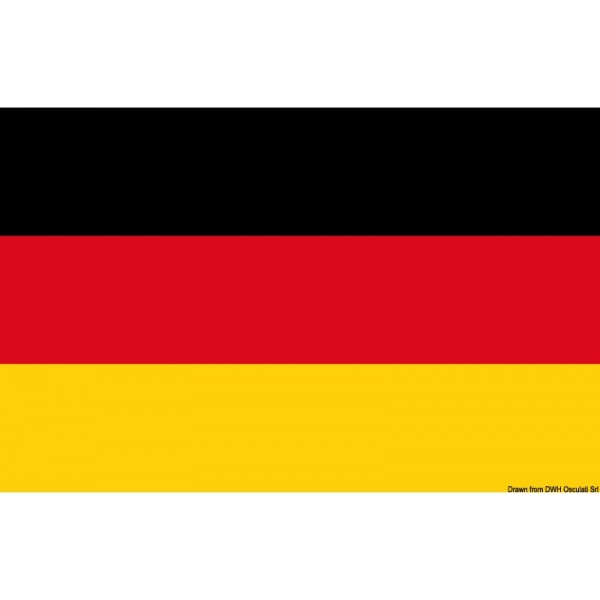 Bandera de Alemania 20 x 30 cm - N°1 - comptoirnautique.com