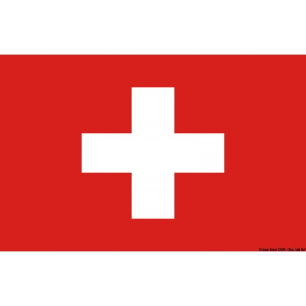 Pavillon Suisse 40 x 60 cm - N°1 - comptoirnautique.com