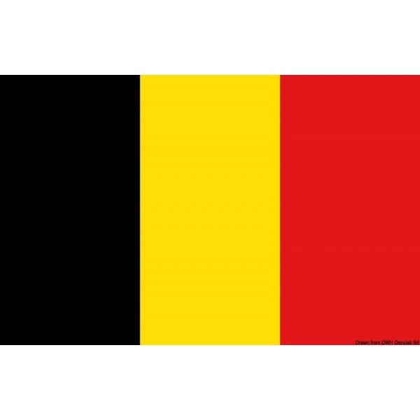 Bandiera Belgio 20 x 30 cm - N°1 - comptoirnautique.com
