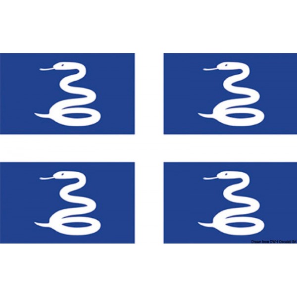 Bandera de Martinica 30 x 45 cm - N°1 - comptoirnautique.com