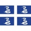Bandera de Martinica 30 x 45 cm - N°1 - comptoirnautique.com