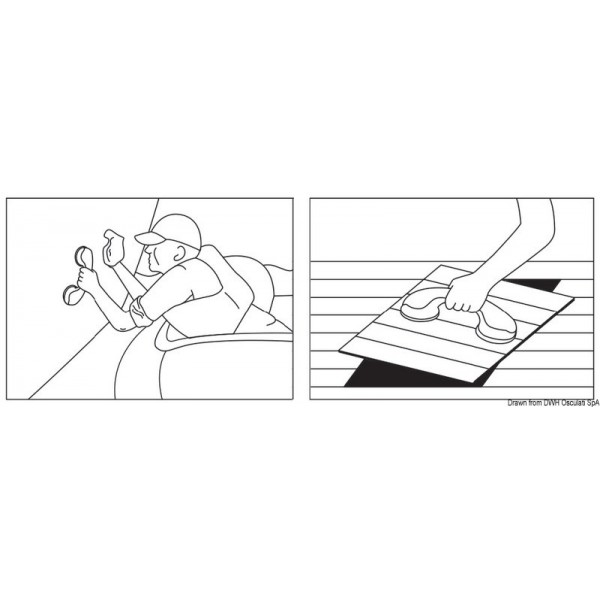 Handle with suction cups - N°4 - comptoirnautique.com