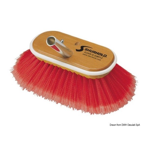 Pennello rosso da 6" a fibra media e morbida - N°1 - comptoirnautique.com