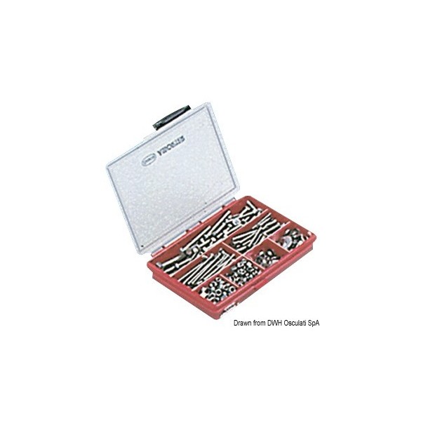 Scatola di viti compatta 600 pezzi - N°1 - comptoirnautique.com