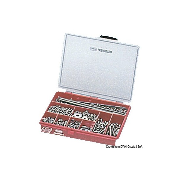 Boite à vis moyenne 850 pcs  - N°1 - comptoirnautique.com