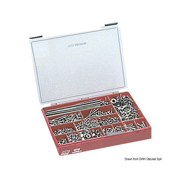 Boite à vis grande 2000 pcs  - N°1 - comptoirnautique.com
