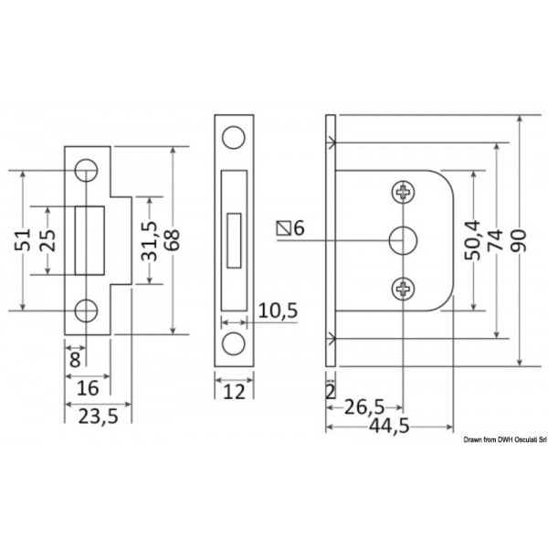 Non-locking lock - N°2 - comptoirnautique.com