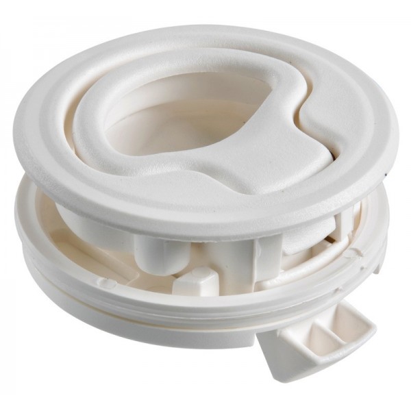 Sollevamento-pavimento in nylon bianco senza serratura - N°1 - comptoirnautique.com