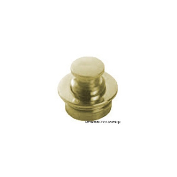 Pommeau laiton poli 23mm  - N°1 - comptoirnautique.com