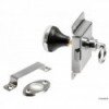 WC lock chrome-plated brass 95x57 mm - N°1 - comptoirnautique.com