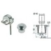 Déclic bouton laiton chromé  - N°1 - comptoirnautique.com