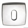 Rosaces p. serrure oval fournie en paires 45x45 mm  - N°1 - comptoirnautique.com