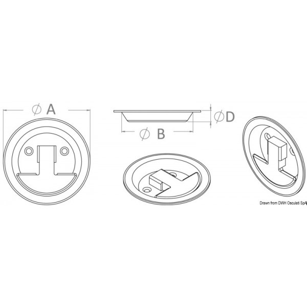 Ascensore-pavimento in acciaio inox  - N°2 - comptoirnautique.com