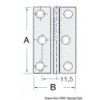 Dobradiçacroch.gauche 55x39  - N°2 - comptoirnautique.com
