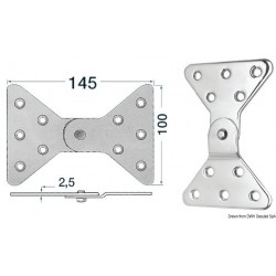 Stainless steel hinge lat....