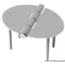 Stainless steel hinge 56x90...