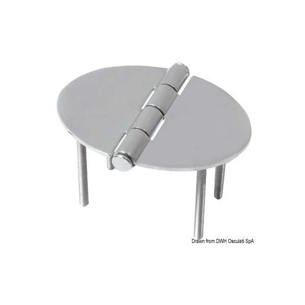 Charnière inox 56x90 2mm gou  - N°1 - comptoirnautique.com