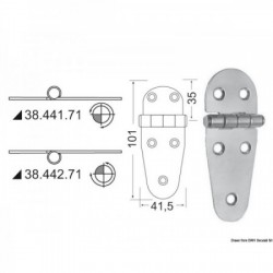 Stainless steel hinge
