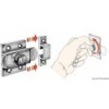 Schlagzeuger Messing vernickelt 37x42 mm - N°1 - comptoirnautique.com