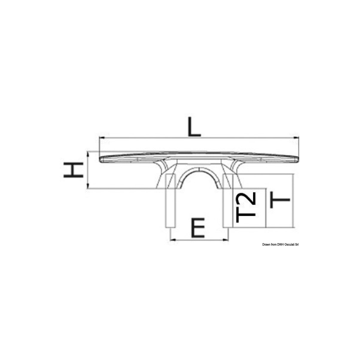 Taquet En Aluminium Longueur 145mm - Neuf En Emballage D'origine - Marque FP INOX