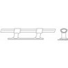 Tacchetto in ottone cromato e mogano 210 mm - N°2 - comptoirnautique.com