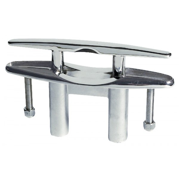 Retractable cleat AISI316 mirror polished 164/150 mm - N°1 - comptoirnautique.com 