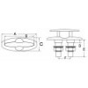 Tassellotractab.Retract AISI316 lucidato a specchio 134 mm  - N°2 - comptoirnautique.com