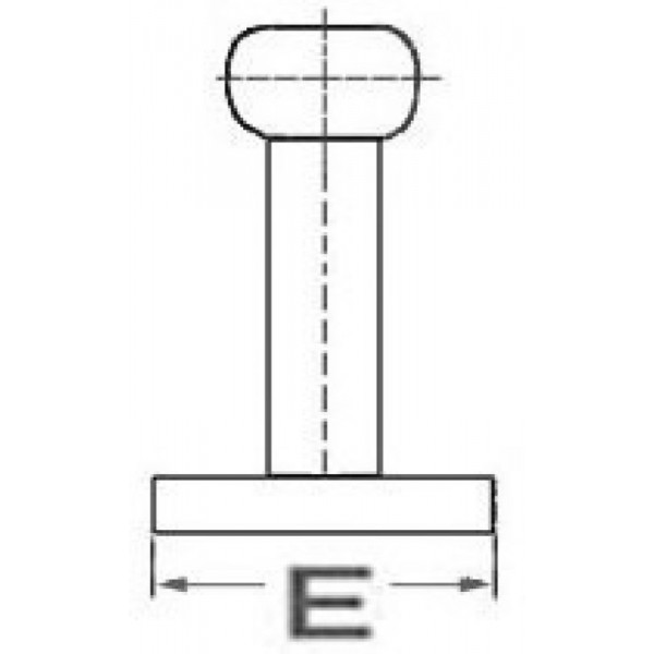 AISI316 lucidato a specchio Tacchetto Nordik 150 mm - N°2 - comptoirnautique.com