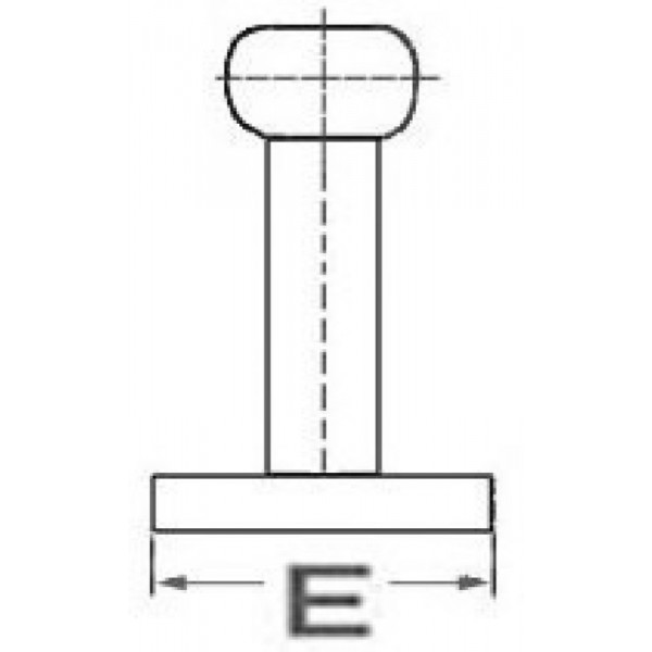 AISI316 polido espelhado Grampo Nordik 150 mm - N°2 - comptoirnautique.com