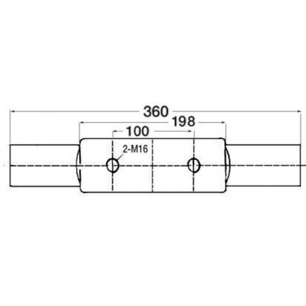 360 mm mirror-polished AISI316 Nordik cleat - N°1 - comptoirnautique.com