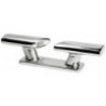 AISI316 mirror-polished SCANDINAVIAN cleat 203 mm (sold in pairs)