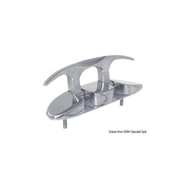 Tassello pieghevole AISI316 lucidato a specchio 115 mm - N°4 - comptoirnautique.com