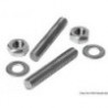 Stainless steel grub screw kit for cleat 6x60 mm