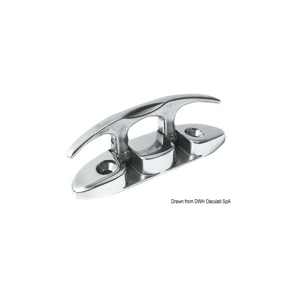 Cornamusa plegable AISI 316 115 x 45 mm - N°2 - comptoirnautique.com