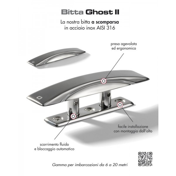 Bitte escamotable Ghost II 160 mm  - N°7 - comptoirnautique.com