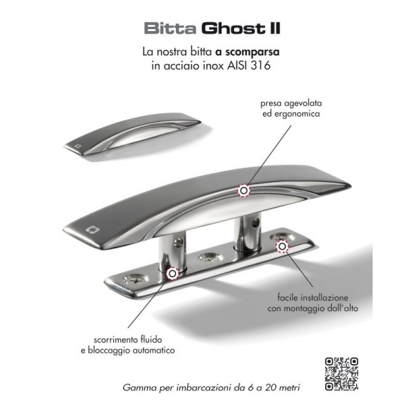 Tassello a scomparsa Ghost II 160 mm - N°7 - comptoirnautique.com
