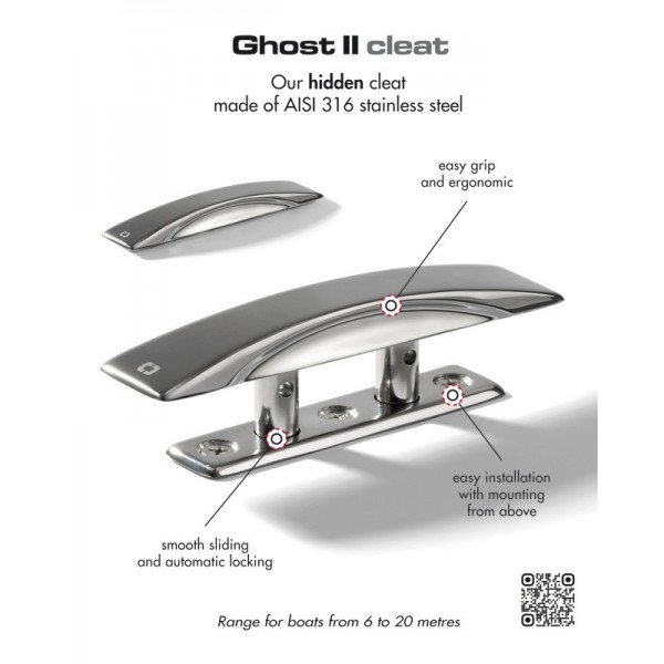 Tassello a scomparsa Ghost II 160 mm - N°9 - comptoirnautique.com