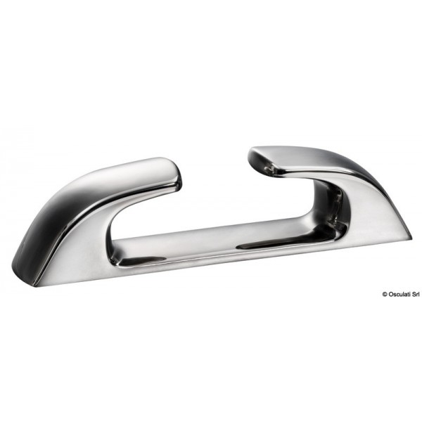 Gerade Edelstahl-Klampfe Capri 120 mm - N°1 - comptoirnautique.com