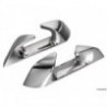 Capri 120mm passacavo angolato in acciaio inox (L R)