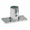 Piastra rettangolare per balcone AISI316 90° 22 mm