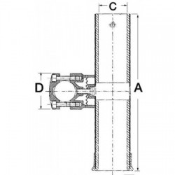 Stockhalter AISI316 f....