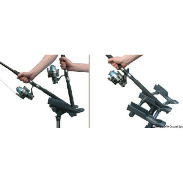 Porta bastoni da incasso Quicklift N. 2 bastoni - N°2 - comptoirnautique.com