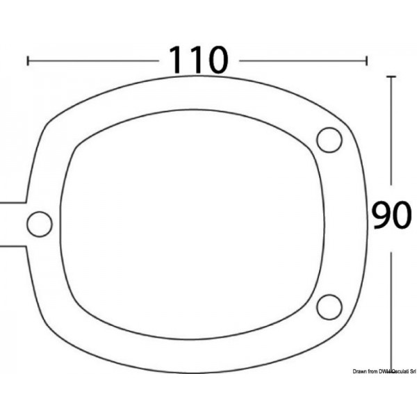 Bouchon porte-canne à encastrer PVC souple blanc  - N°2 - comptoirnautique.com