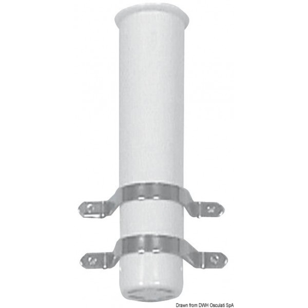 Portacanne a muro-bianco 41 mm - N°1 - comptoirnautique.com