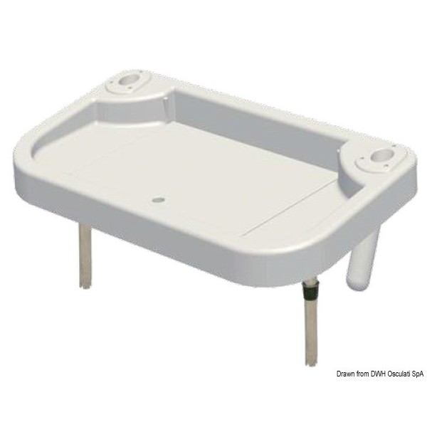 Built-in tray in rod holder 850x460 mm - N°1 - comptoirnautique.com