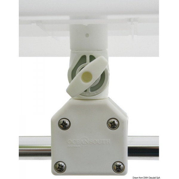 Vassoio per esche-da fissare su tubi da balcone da 25 mm - N°2 - comptoirnautique.com