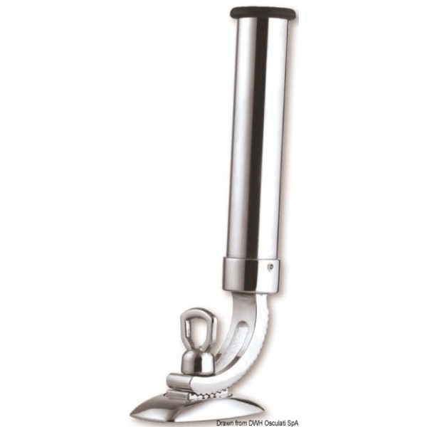 Chrome-plated brass cane holder 32 mm - N°1 - comptoirnautique.com 