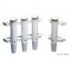 Wall-mounted plastic cane holder white plastic
