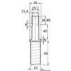 Glue-on candlestick plate 30 x 2 mm - N°2 - comptoirnautique.com