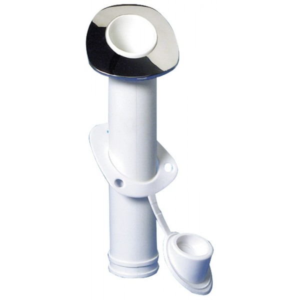 Supporto-Canna in nylon 60° finitura AISI316 - N°1 - comptoirnautique.com